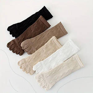 Набір жіночі шкарпетки з пальцями (35-38) 6 пар вінтажні