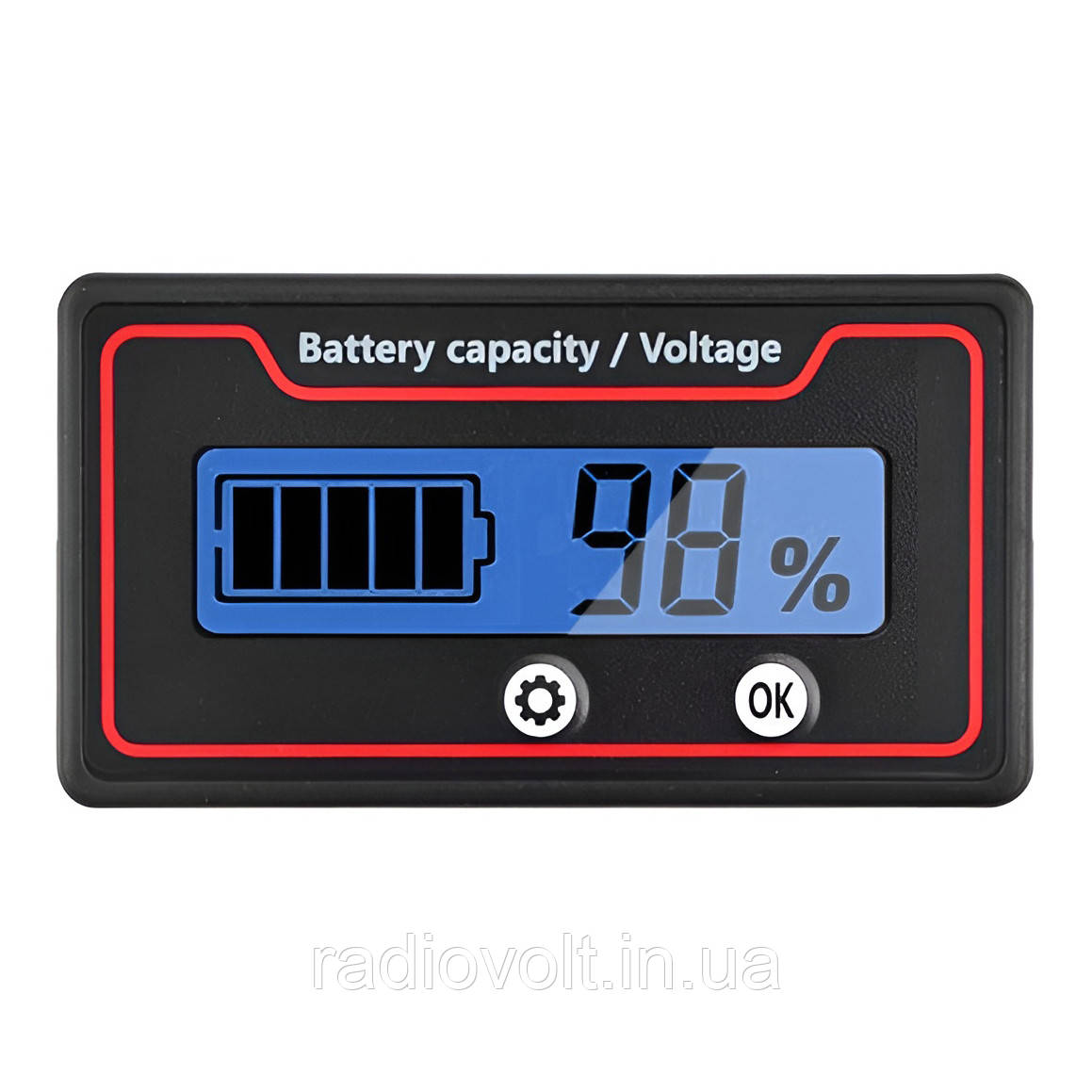 Індикатор заряду ємності батареї (універсальний), Синій