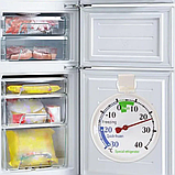 Термометр для холодильника, морозильника. Великі та чудово читані цифри. Універсальний від -30 °C до +40 °C., фото 5