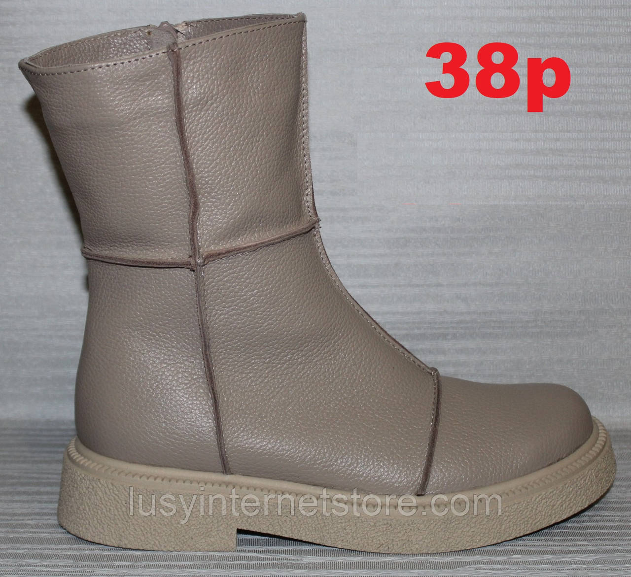 Чоботи жіночі шкіряні зимові від виробника КС24-111-9, фото 1