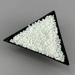 #12/0 Бісер китайський дрібний, 450 г - білий матовий