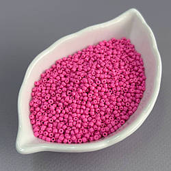 #12/0 Бісер китайський дрібний, 450 г - малиновий матовий (ТТ-16)