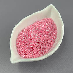 #12/0 Бісер китайський дрібний, 450 г - рожевий глянцевий (ТТ-145)