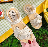 Сандалі з метеликом для дівчаток, босоніжки для дівчинки розмір 34 (21,3)