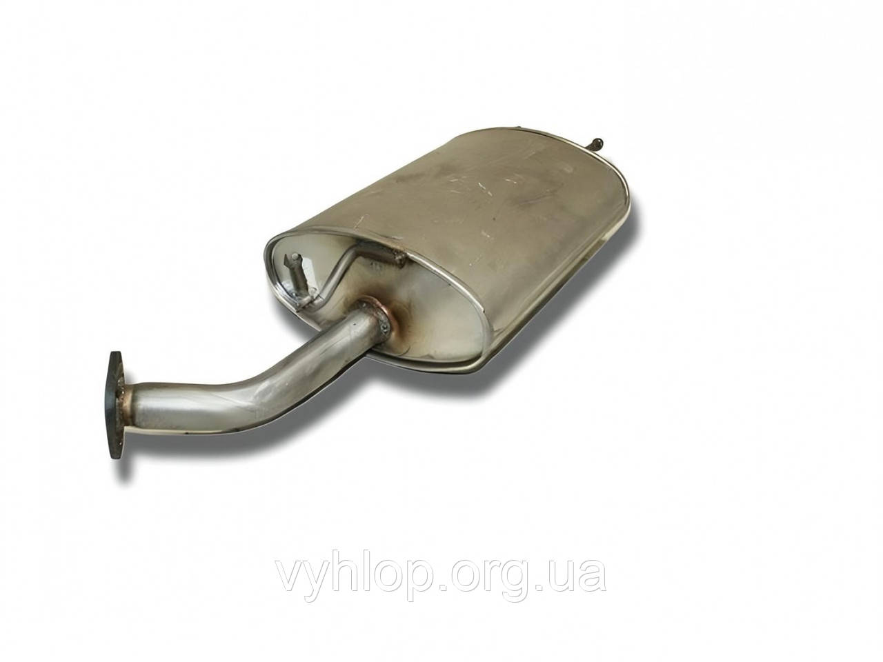 Глушник Шевроле Спарк (Chevrolet Spark) 1.0 /09- (05.42) Polmostrow алюминизированный