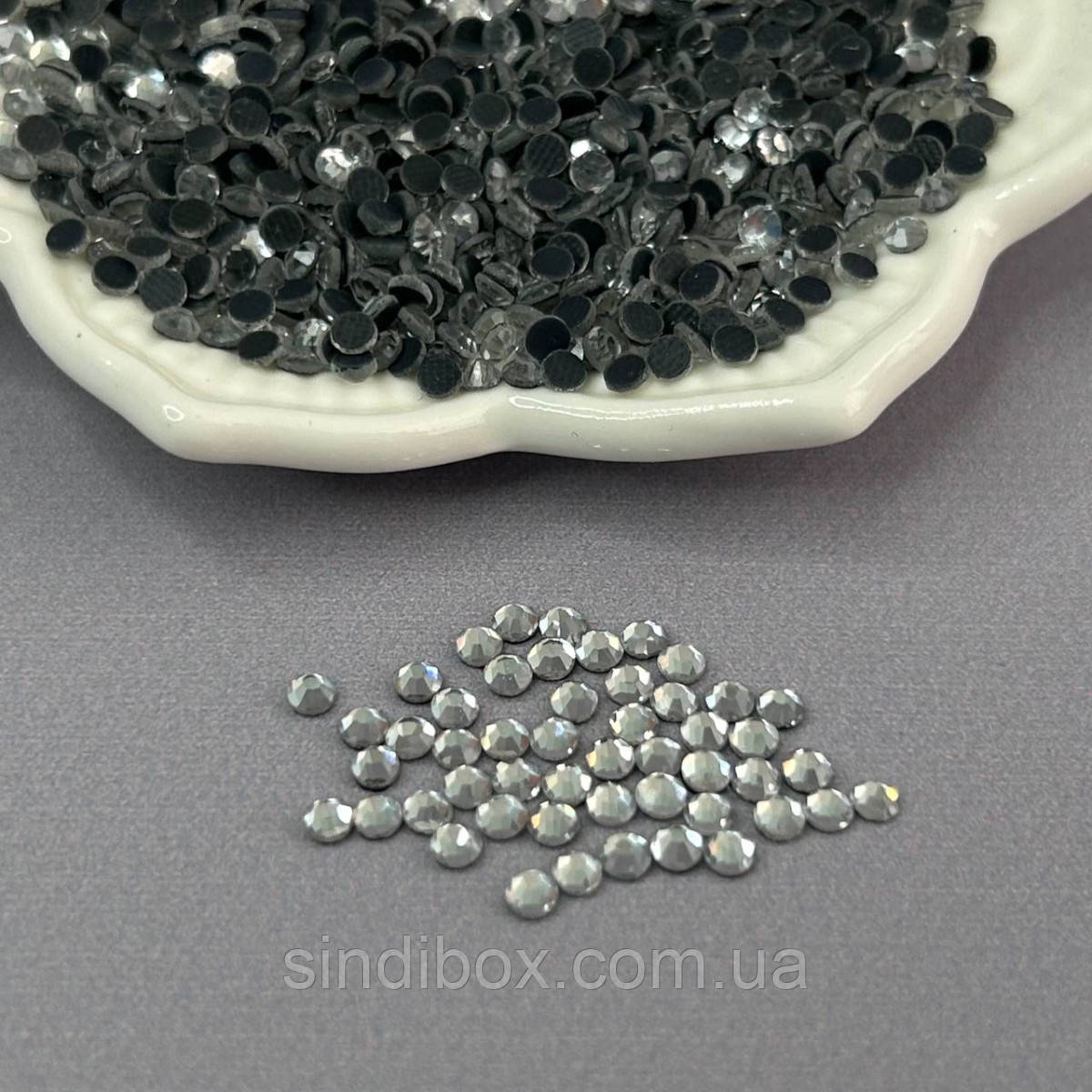 10г- Термоклейові стрази (dmc Китай) SS10 (2,9мм) - Crystal, фото 1