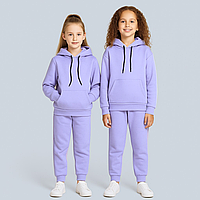 Теплий Костюм на флісі для дівчинки 98-128 см 003340 Туреччина Бузок