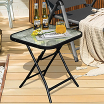 Садовий стіл Costway Kontrast розкладний, фото 3
