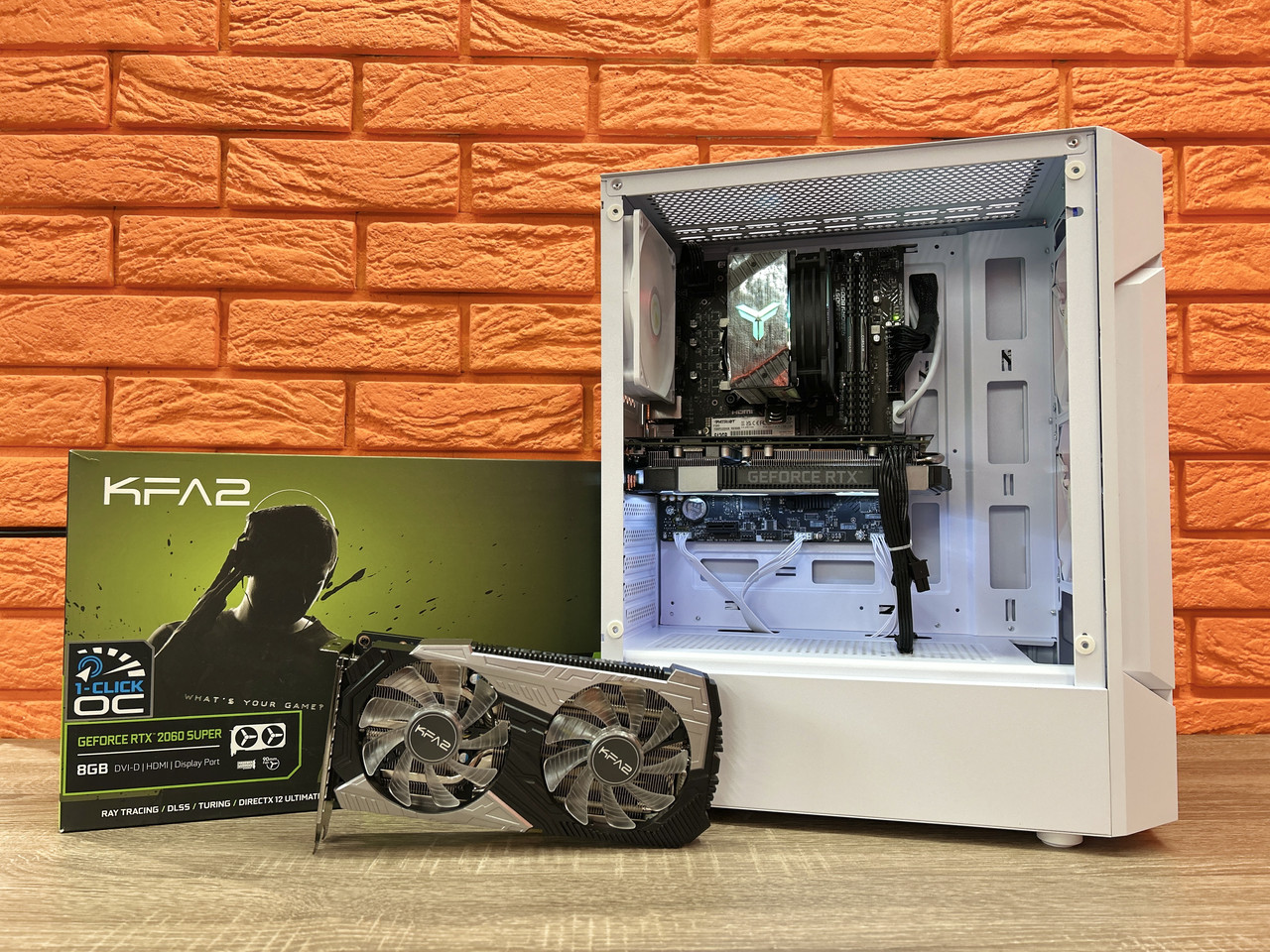 Ігровий комп'ютер GAMDIAS AURA GC7, Intel Core i3-12100F 4.3ГГц, DDR4 16ГБ, NVME 512ГБ, RTX 2060 Super 8ГБ