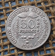 50 франкiв 1984 року. (ВСЕАО)