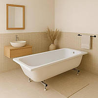 Ванна акрилова KO&PO 4001 150х70х38 см біла в комплекті ніжки