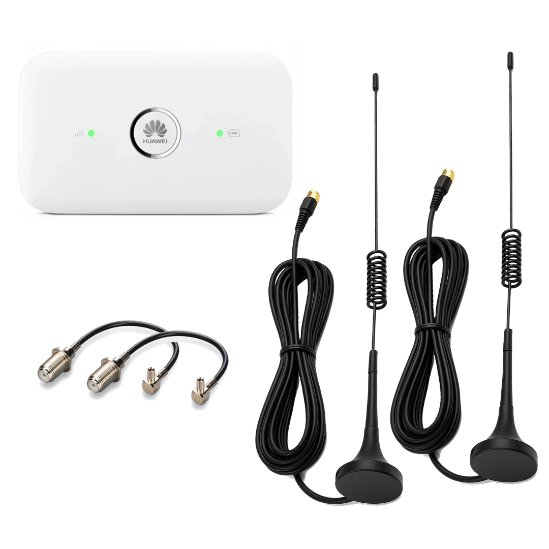 4G автомобільний комплект WiFi роутер Huawei 5573 з антеною 7 Дб (2 шт)