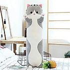 М'яка іграшка-подушка "Кіт Батон" (50 см) / Дитяча іграшка обіймашка/Плюшева іграшка, фото 2