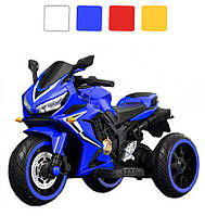 Електромотоцикл дитячий SPOKO N-518 мотоцикл на акумуляторі для дітей R_1458 Синій