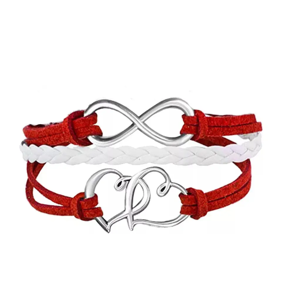 Браслет знак нескінченності та серце нескінченність, фото 1