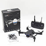 Квадрокоптер E99 PRO з 4K камерою, WiFi трансляція, 20 хв польоту, пульт управління, чорний, фото 8