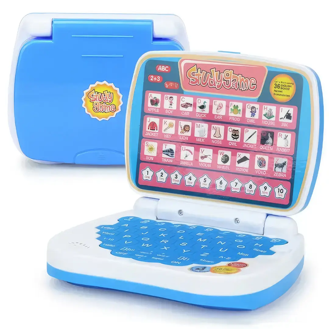 Дитяча розвивальна іграшка ноутбук з навчанням англійської мови StudyGame, фото 1