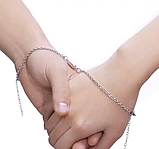 Парні браслети закоханих для двох закоханих магнітні, фото 4