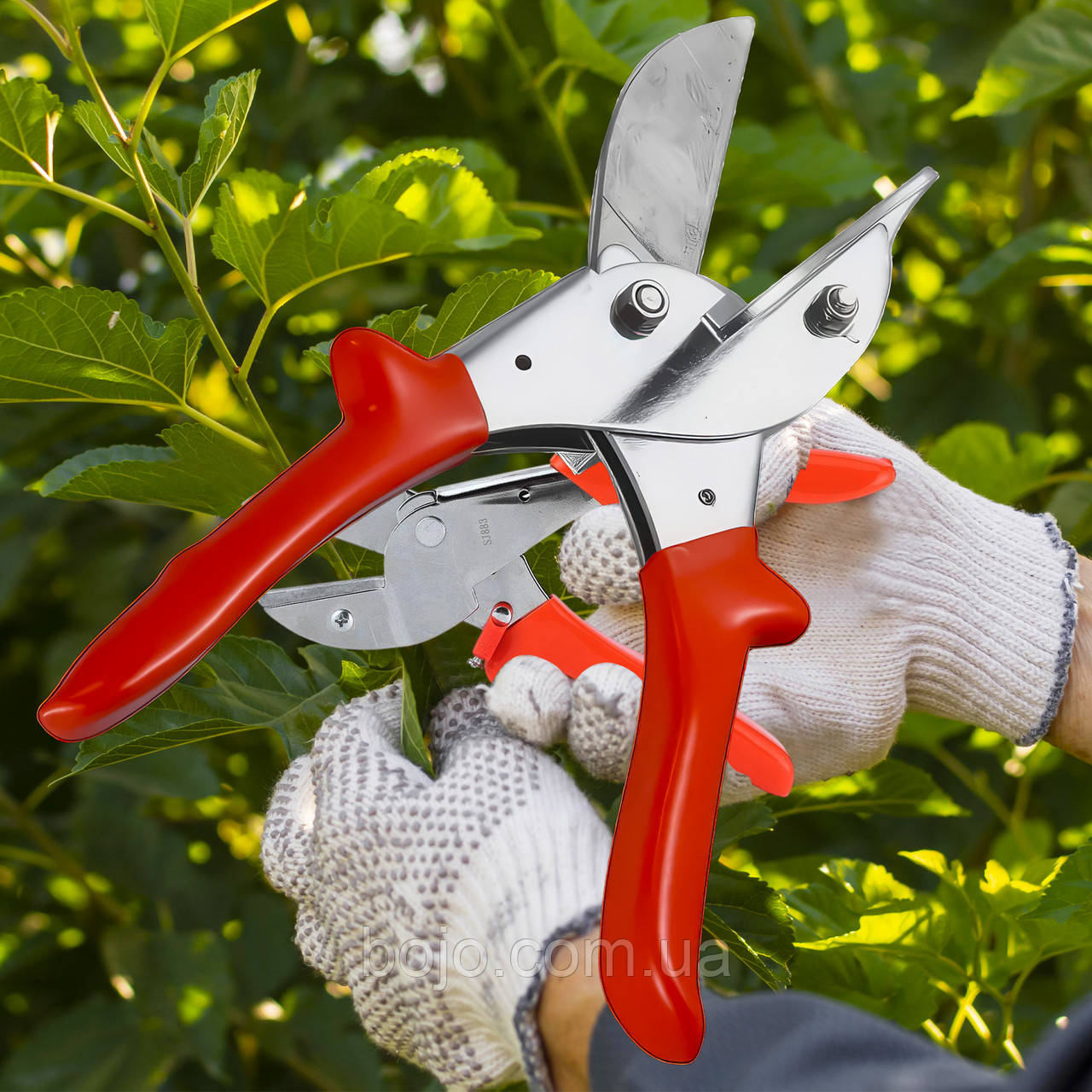 Професійні садові ножиці секатор для обрізки дерев рослин 1633 JING DIAN D-2000 (JS)