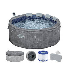 Надувне джакузі-СПА аеромасаж 6 місць Lay-Z-Spa Carrara Bestway 6001V, 170 х 65 см 850 л, фото 4