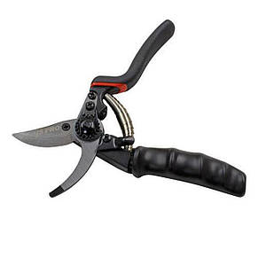 Професійні садові ножиці секатор для обрізки дерев, рослин з поворотною рукояткою 215 мм 1245 (JS), фото 2