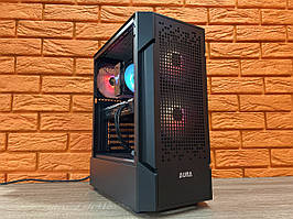 Ігровий комп'ютер GAMDIAS AURA GC7, AMD Ryzen 5 2400G 3.9GHz, DDR4 16ГБ, SSD 512ГБ, RX 580 8ГБ