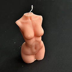Свічка Жіноче тіло рожева, 12 см