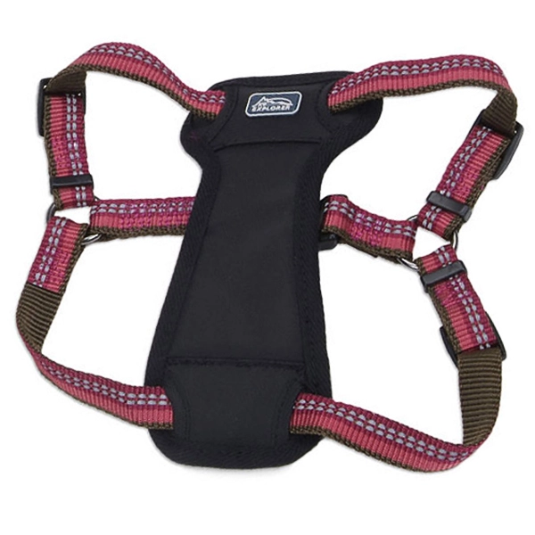 Coastal K9 Explorer Harness світловідбивна шлея з нагрудником для собак 2.3-4.5кг Малиновий, фото 1