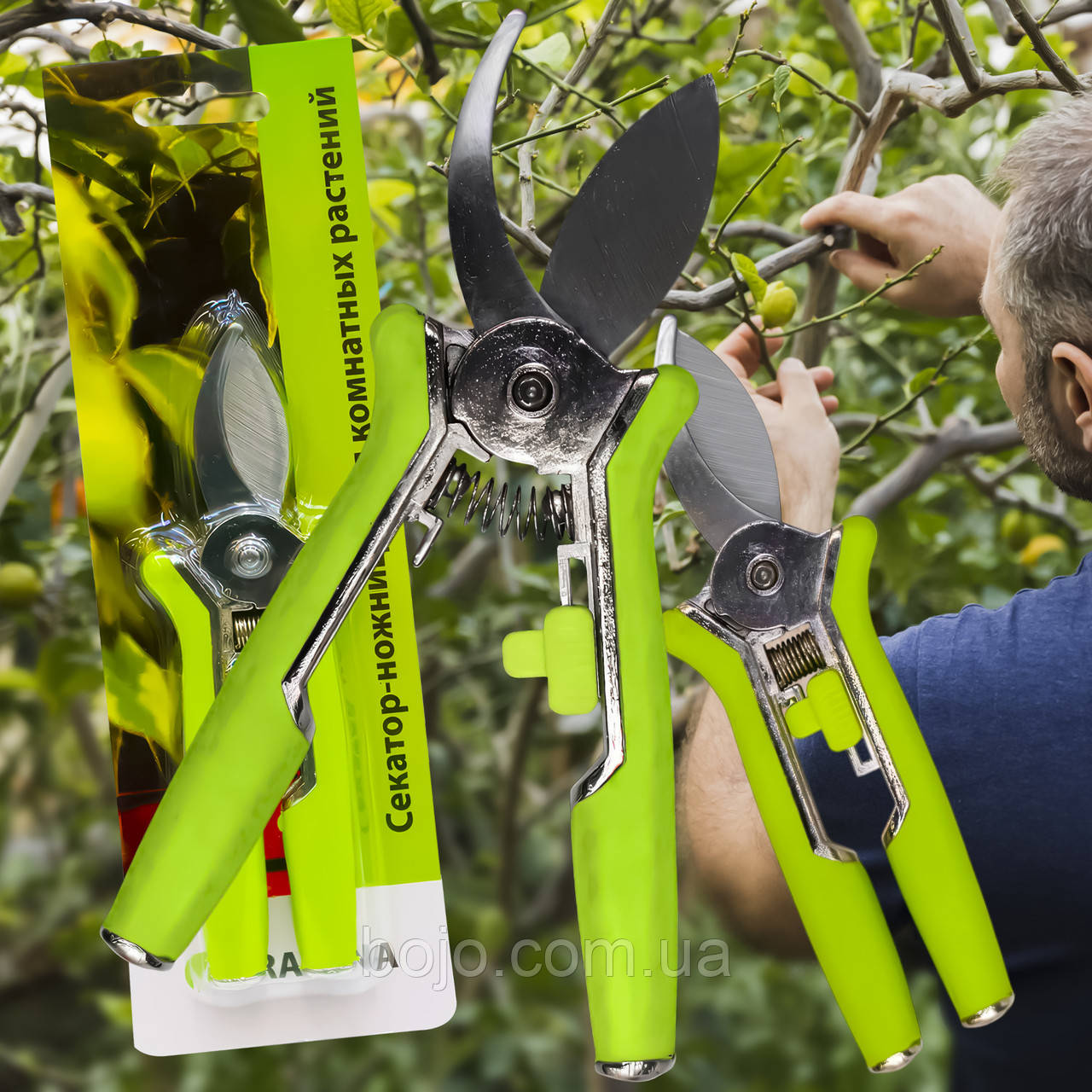 Прищеплювальний секатор для обрізки дерев, рослин Professional Grafting Tool 1704 150 мм (JS)