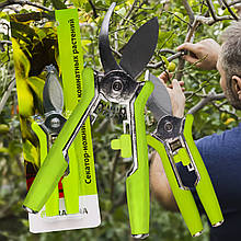 Прищеплювальний секатор для обрізки дерев, рослин Professional Grafting Tool 1704 150 мм (JS)