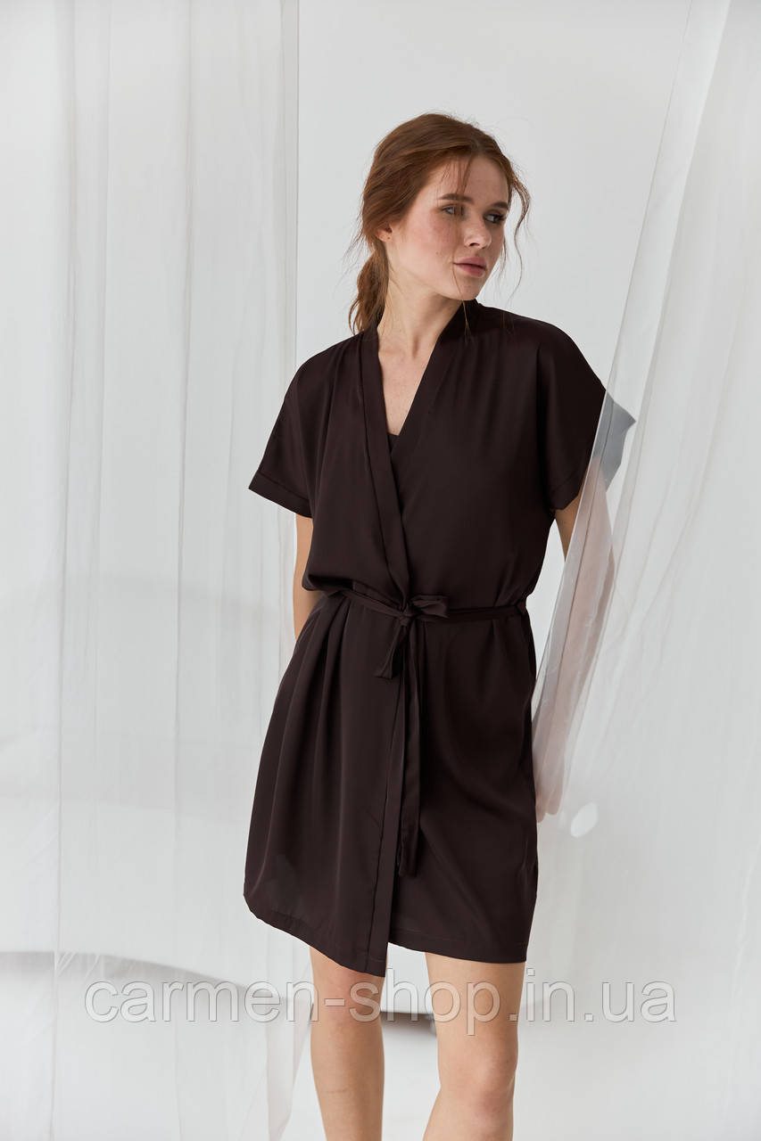 Жіночий халат з шовку армані 0242 Barwa garments, фото 1