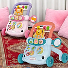 Ходунки-каталка з розвивальним центром Рожеві, фото 5