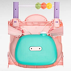 Ходунки-каталка з розвивальним центром Рожеві, фото 7