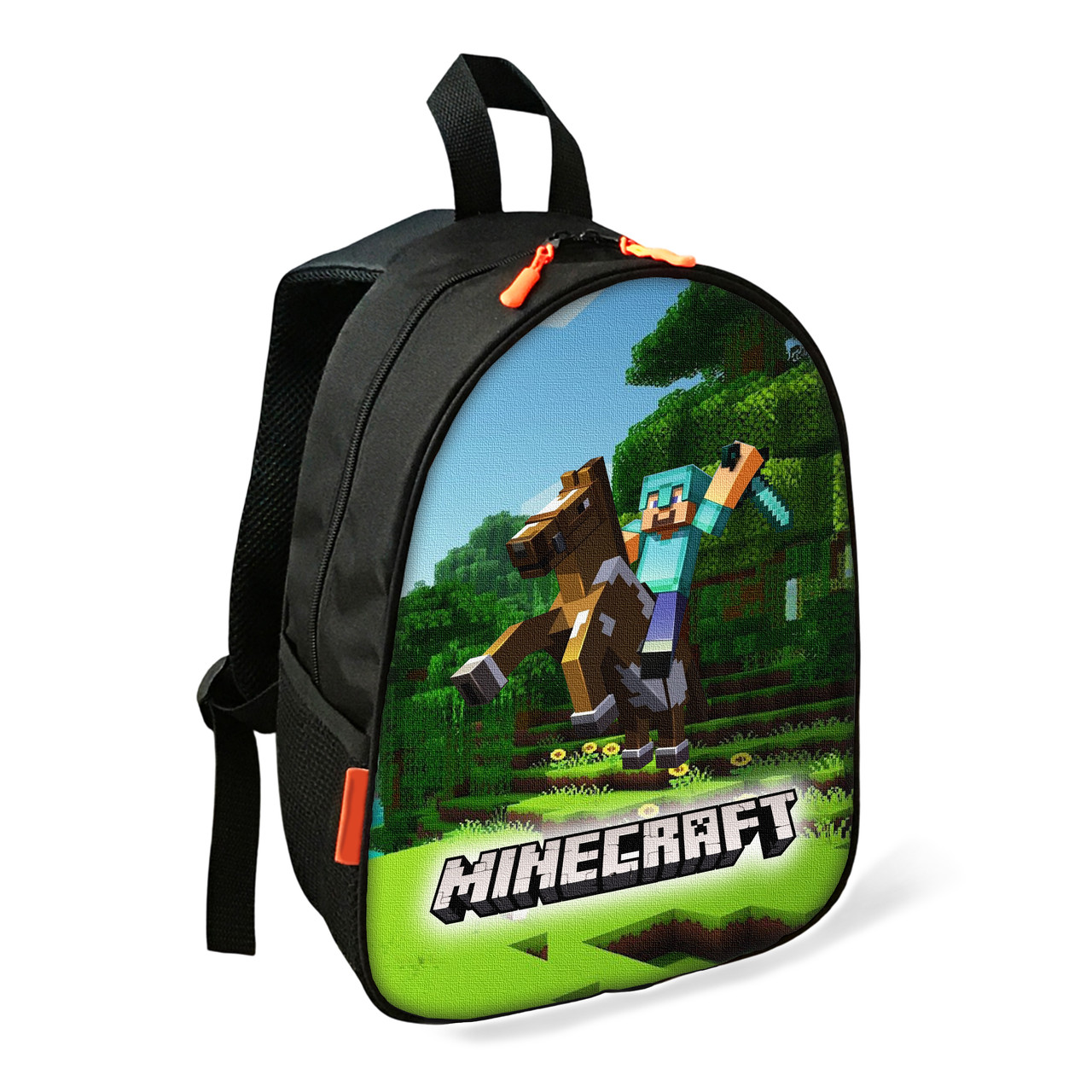 Рюкзак Minecraft Стів дитячий шкільний/міський 34х27х13 см для хлопчика (2725), фото 1