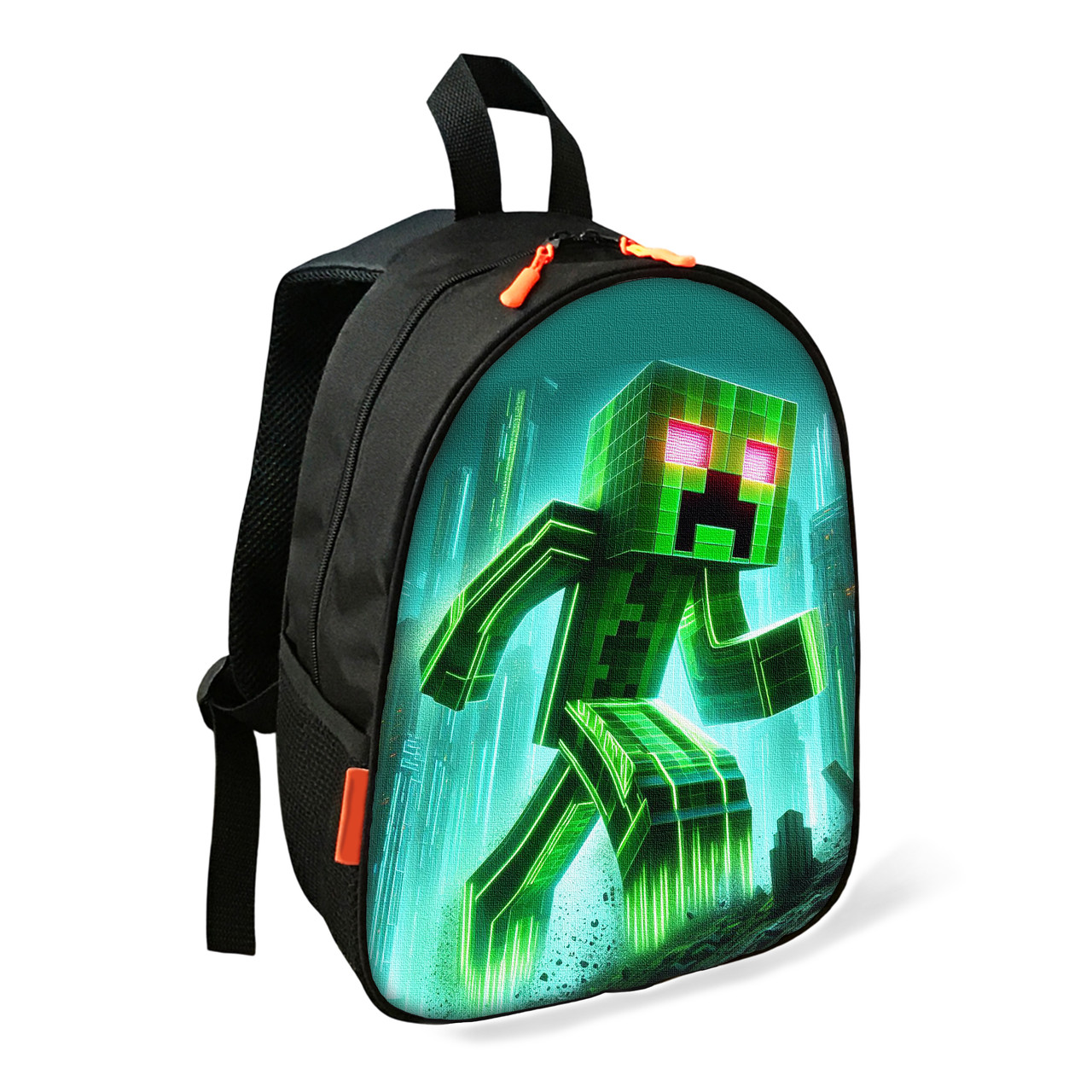 Рюкзак Minecraft Кріпер дитячий шкільний/міський 34х27х13 см для хлопчика (2746), фото 1