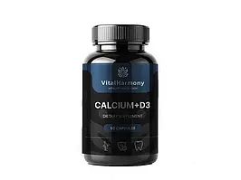 Кальцій + D3, Calcium + D3 VitalHarmony, 90 капсул