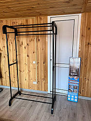 Підлогова вішалка для одягу Подвійна стійка вішалка 91*44*157 см AND 1-51