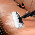 Пароочисник ручний на 350 мл, 1000 Вт, з насадками Steam Cleaner DF-A001/Відпарювач із функцією парочищення, фото 2