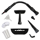 Пароочисник ручний на 350 мл, 1000 Вт, з насадками Steam Cleaner DF-A001/Відпарювач із функцією парочищення, фото 4