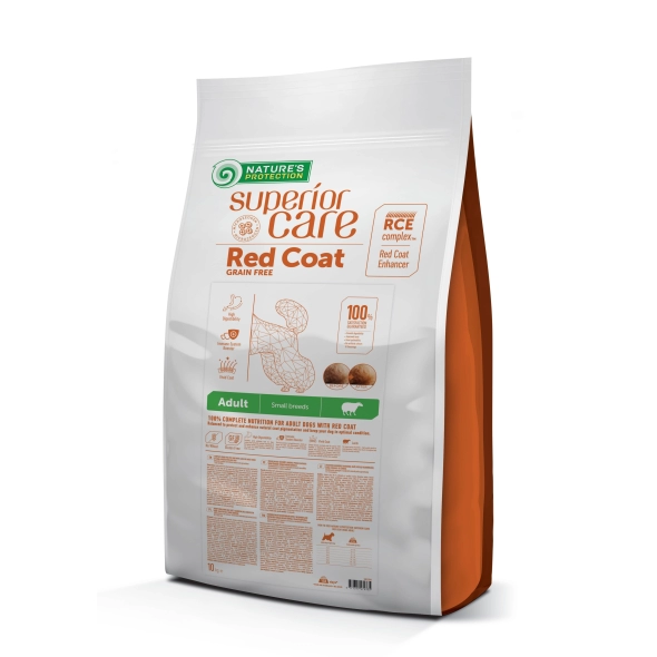 Сухий корм для собак Nature's Protection (Нейчерс Протекшен) Superior Care Red Coat GF Adult Small Breeds з ягням 10 кг, фото 1