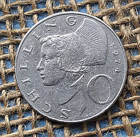 10 шилiнгiв 1974 року. Австрiя