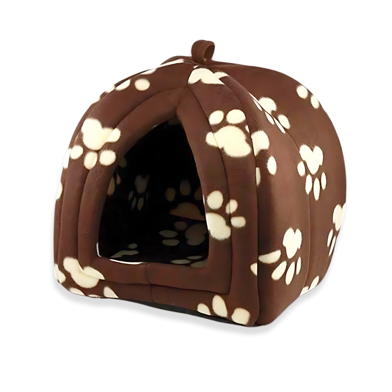 М'який флісовий будиночок для тварин Коричневий, фото 1