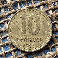 10 сентаво 1992 року. Аргентина