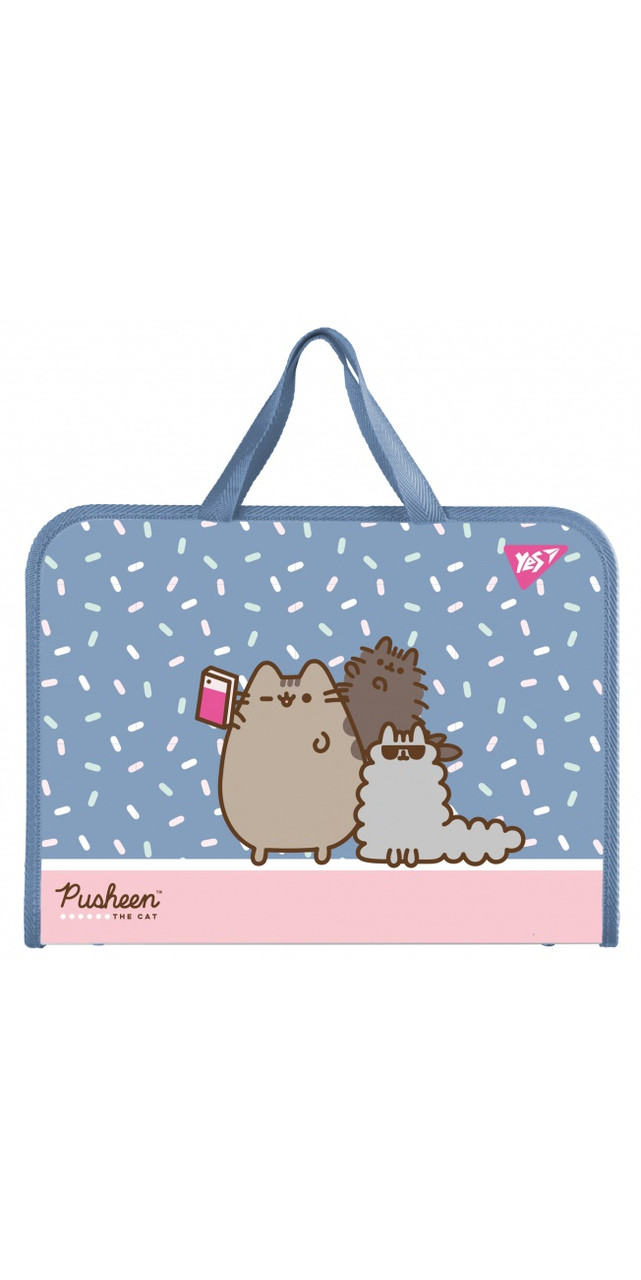 Папка-портфель А4 на блискавці FC YES Pusheen, 492316, фото 1