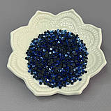 10г- Термоклейові стрази (dmc Китай) SS10 (2,9мм) - Crystal голубой, фото 2