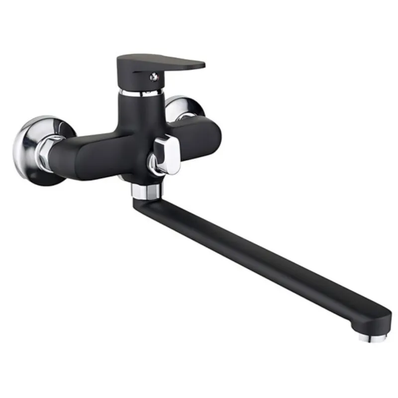 Змішувач для ванни Mixxus Elvis 006 (EURO) BLACK (MI6581), фото 1