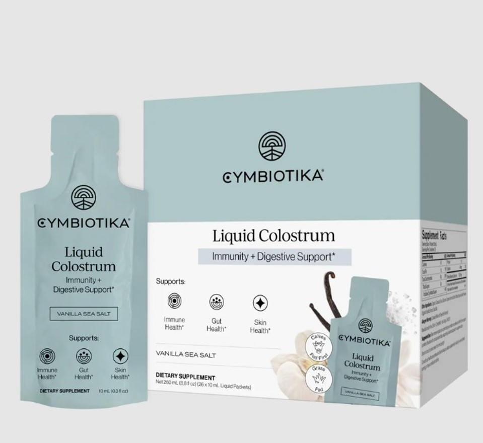 Cymbiotika Liquid Colostrum / Колострум рідке молозиво відновлення кишечника 26 саше