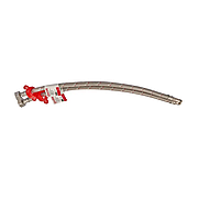 Гнучкий підвод Koer KH-02-F1/2"xM10-1000 у силіконовій оболонці (пара) (KR3534)