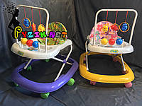 Дитячі ходунки Baby Tilly (Ігрова панель, мелодія, 6 коліс, развивалка), фото 1