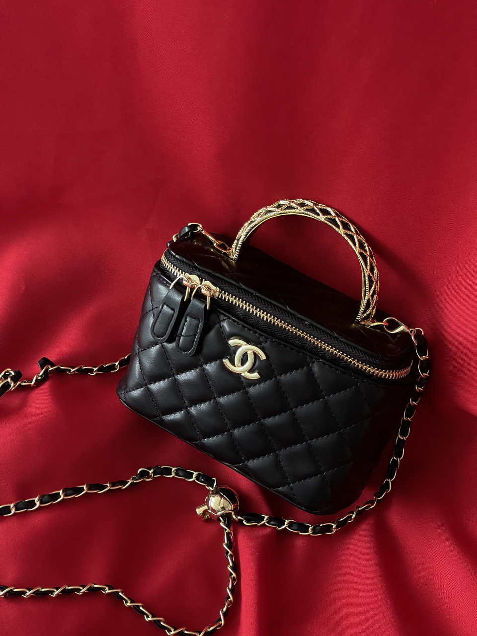 Сумка жіноча клатч Chanel класична Lambskin чорний Шанель, фото 1